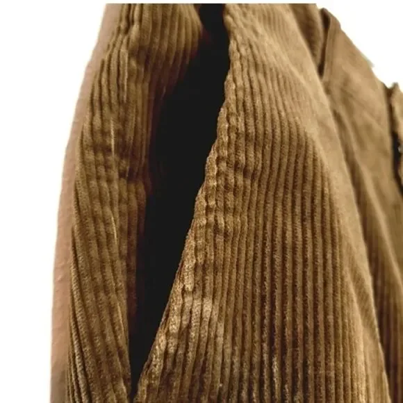 Vintage Barbour Men’s 38 Striped Corduroy Pants Button Zipper Closure Cotton - Picture 2 of 8